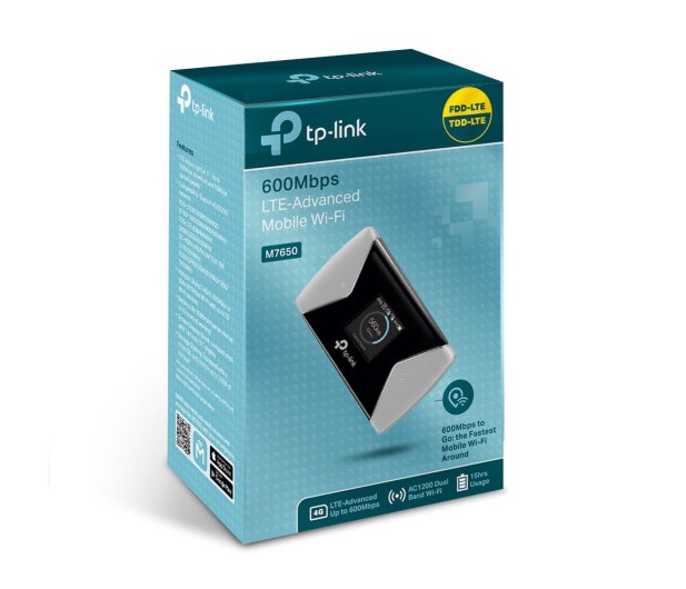 TP-Link M7650 WiFi a/b/g/n/ac 3G/4G (LTE) 600Mbps - 369817 - zdjęcie 3
